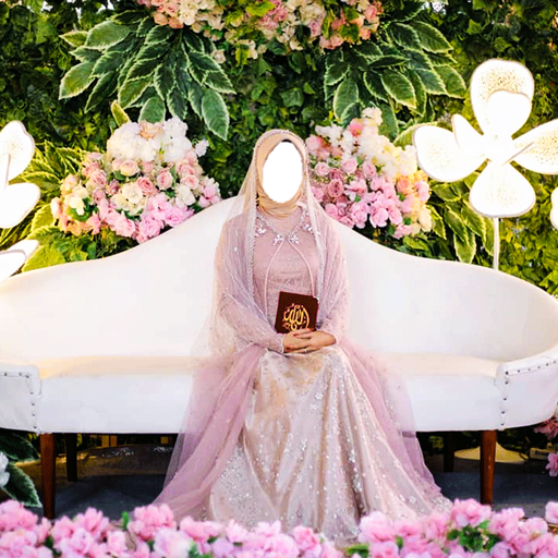 Wedding Hijab Syari Photo Camera icon