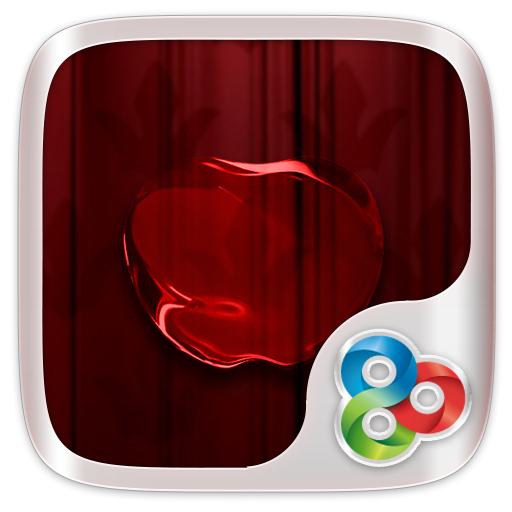 Red apple GO Launcher Theme иконка