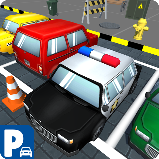 Police Crazy Parking Rush Toon City: Parking Games icon