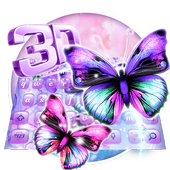 3D Beautiful Butterfly Parallax Keyboard Theme icon