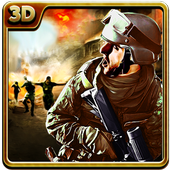 Lone Commando Death Shooting icon