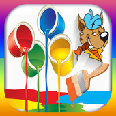 Color mix games for kids icon