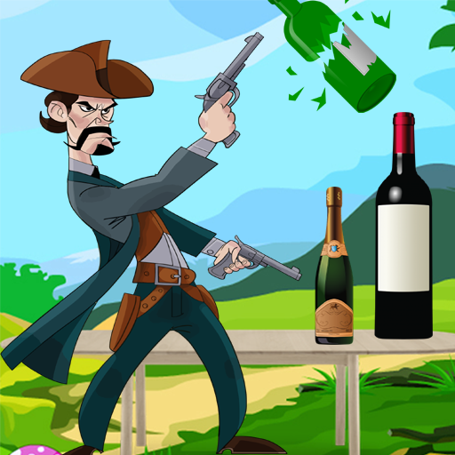 Gun Bottle Shoot : Bottle Shooting free Game icon