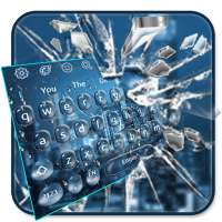 Raindrop Broken Glass Keyboard Theme on 9Apps