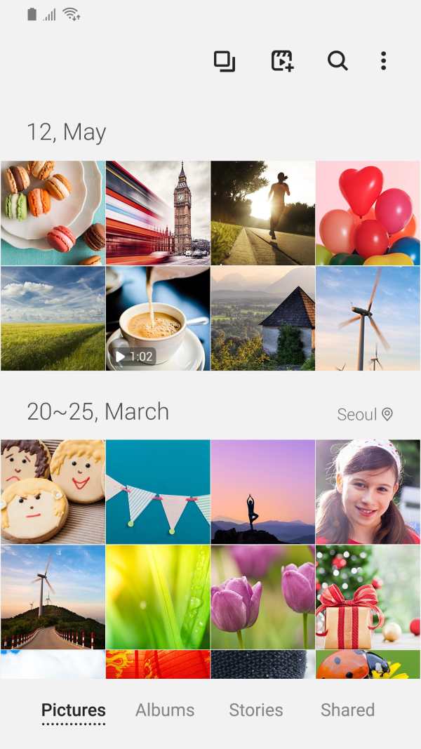 Samsung Gallery screenshot 1