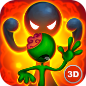 Sticky Man Zombie Fighting Epic Battle Simulator icon