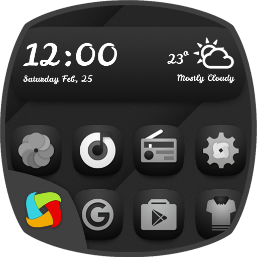 Dark Soul Theme for Mega Launcher icon