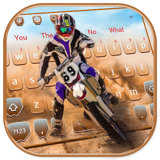 Motocross Racing Bike Keyboard Theme icon