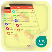 KK SMS Apple Girl Theme icon