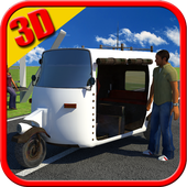 Auto Rickshaw Driver Simulator icon