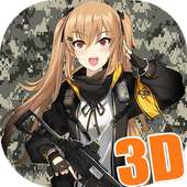 Anime camo girl live wallpaper theme on 9Apps