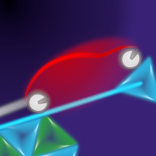 Light racing car icon