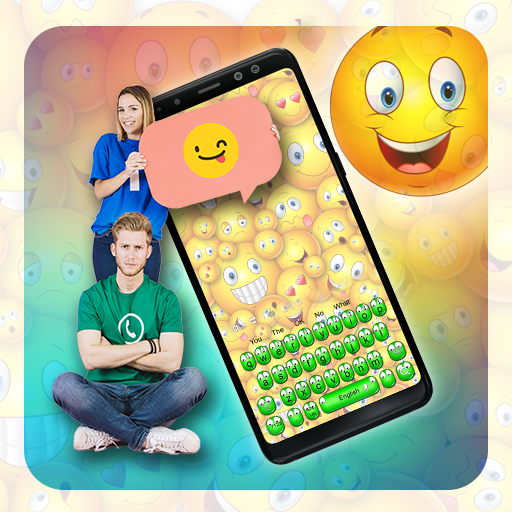 Emoji schattig toetsenbord icon