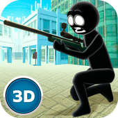 Stick Sniper Squad FPS: Gangsters Vs Police icon