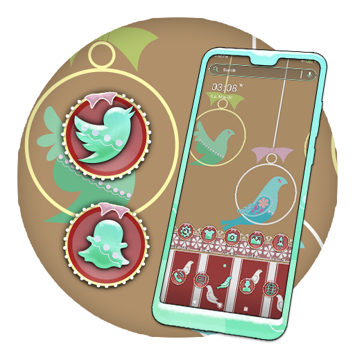 Vector Bird Launcher Theme icon