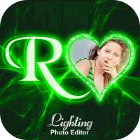 Lighting Text Photo Frame