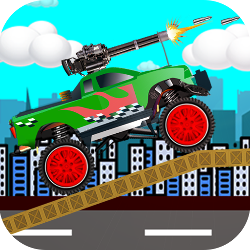 Monster Truck game  with Gun Climb Shooting icon
