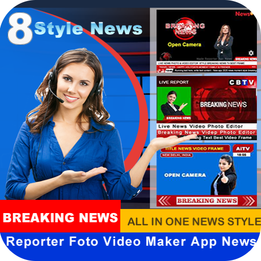 Breaking News Video Maker icon