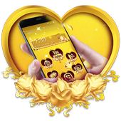 Gold Rose Love Theme icon