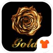 Gold Rose Theme for Android Free on 9Apps