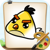 Coloring Angry Birds icon