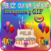 Feliz cumpleanos gif para WhatsApp icon