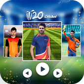 Cricket Photo Video Maker :IPL icon