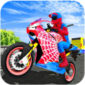 Bike SuperHero Stunt Race icon