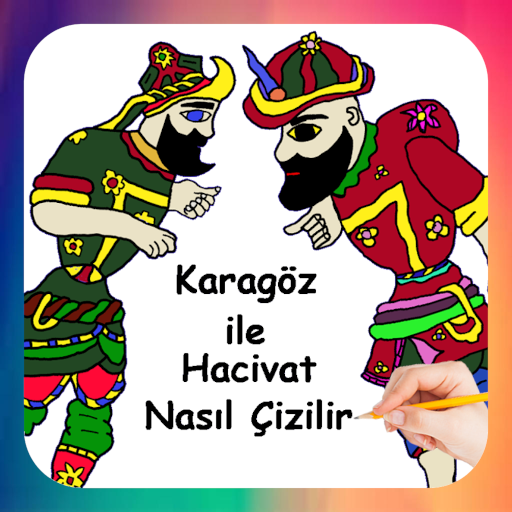 How to Draw Hacivat with Karagöz icon