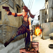 현대 소녀 코만도 : 무료 FPS 슈팅 어드벤처 icon