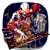 Horror Zombie Skull Keyboard Theme иконка