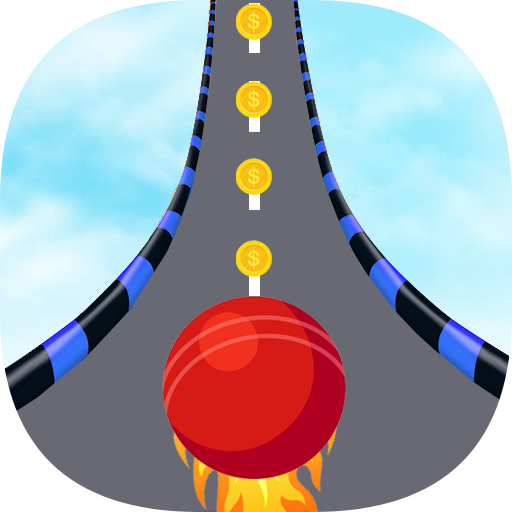 Sky roll ball 3d icon