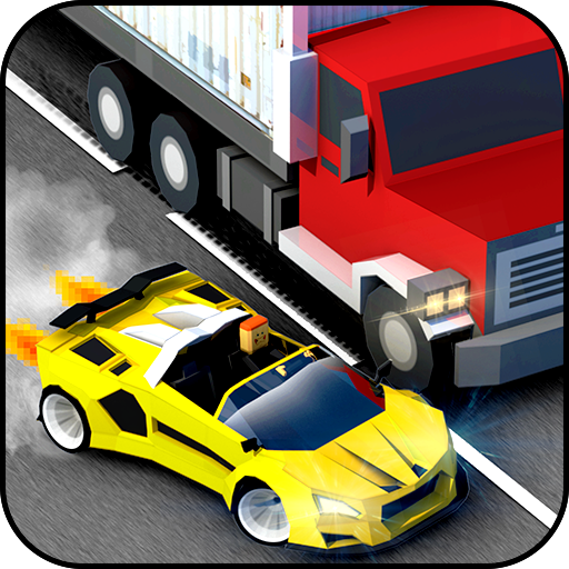 Blocky Speed Racing: Highway Traffic Racer icon