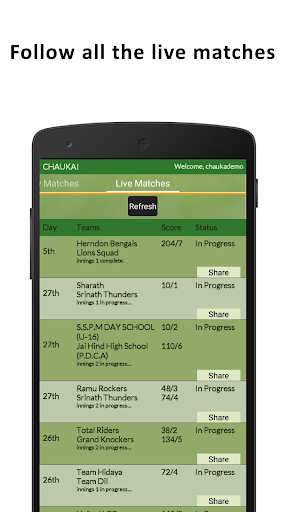 Chauka Cricket Scoring App screenshot 7
