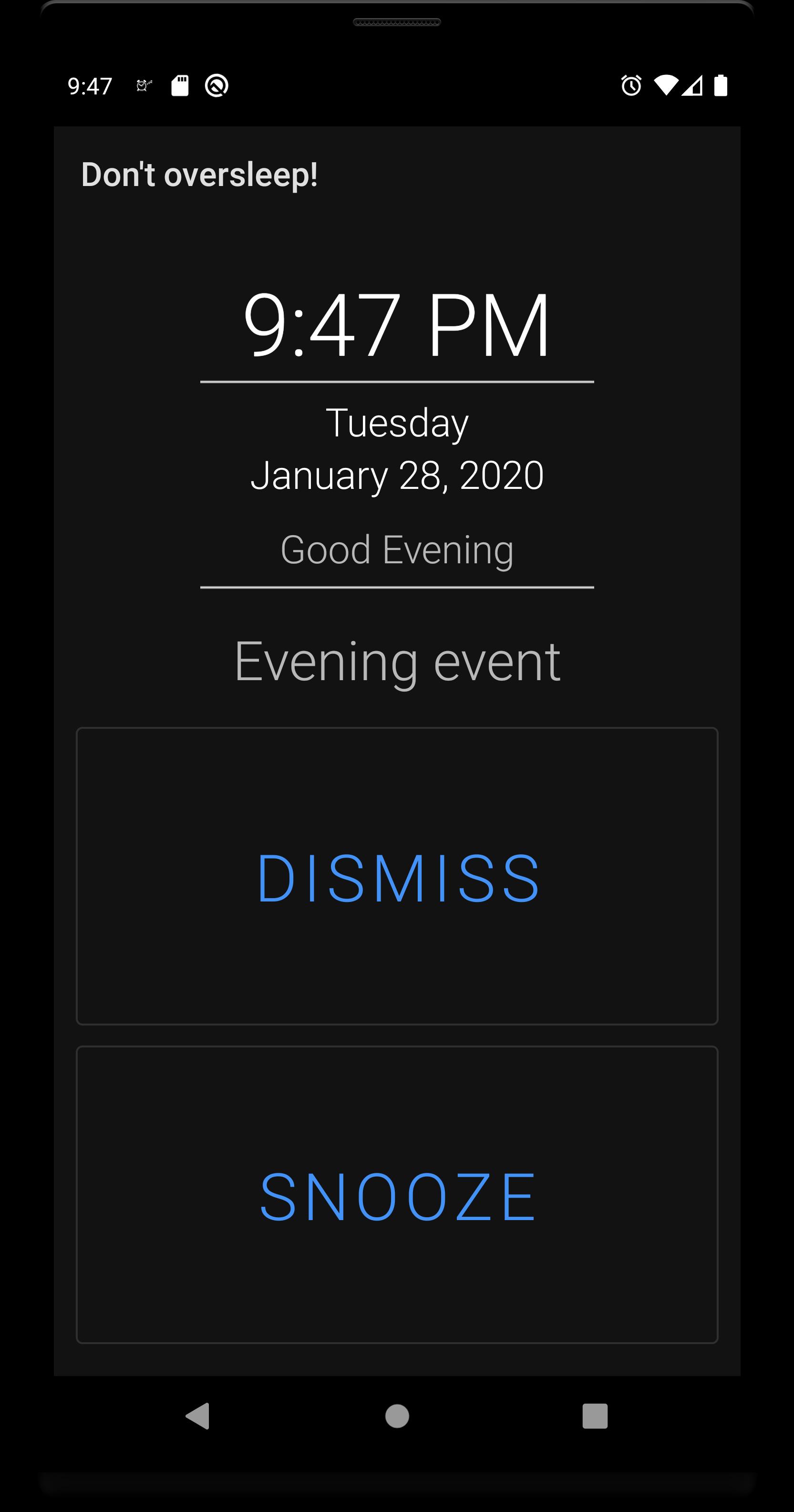 Alarm clock. Don't oversleep screenshot 5