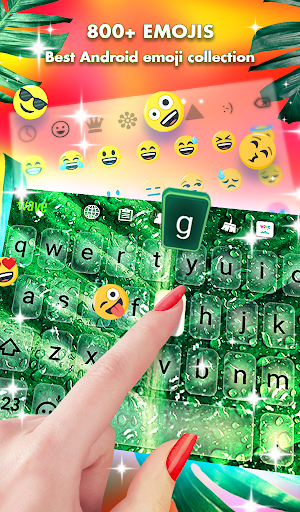Tropical Rain Live Wallpaper & Animated Keyboard screenshot 3