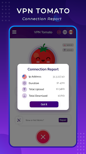 Tomato VPN -  Fast, Secure Unblock Sites VPN Proxy screenshot 3