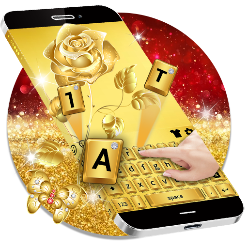 Golden Keyboard 2019 : Customized Go Keyboard icon