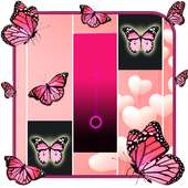 Pink Butterfly Piano tiless 2019