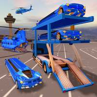 Stylish Limo Car Transporter: Car Racing Game