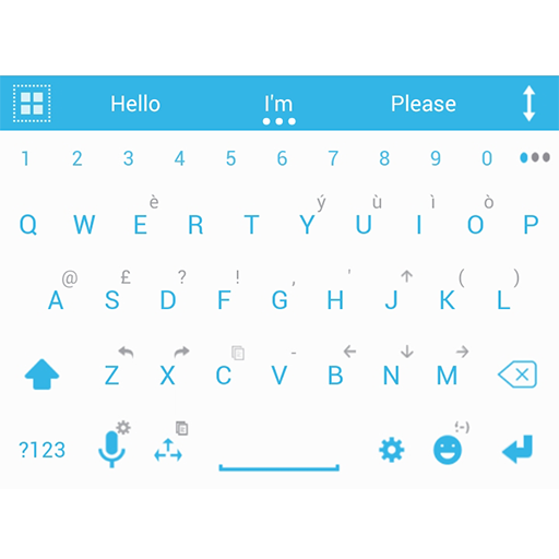 Theme for A.I.type Holo Light icon