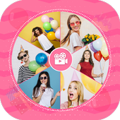 Birthday Video Maker with song icon