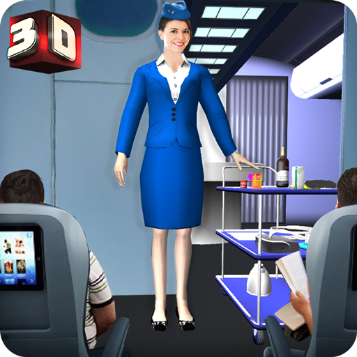 Airhostess Flight Pilot 3D Sim icon