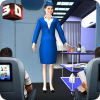 Airhostess Flight Pilot 3D Sim