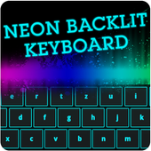 Neon Blue Keyboard &amp; Neon Backlit Keyboard icon