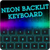 Neon Blue Keyboard & Neon Backlit Keyboard
