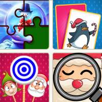 Christmas Mini Games Memory Puzzles - All in One