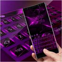 Stylish Black Purple Keyboard on 9Apps