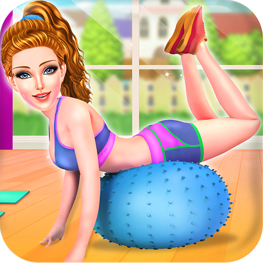 लड़कियों की जीवन शैली फिटनेस गेम आइकन