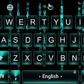 High-Tech Letter Chain Keyboard Theme on 9Apps